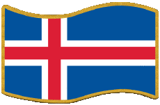 Drapeaux Europe Islande Rectangle 