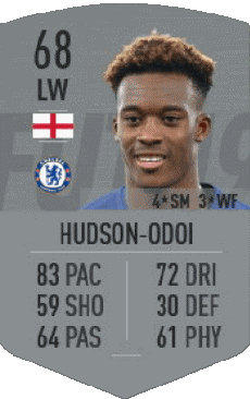 Multi Media Video Games F I F A - Card Players England Callum Hudson-Odoi 
