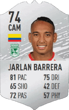 Multimedia Vídeo Juegos F I F A - Jugadores  cartas Colombia Jarlan Barrera 