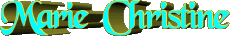 Prénoms FEMININ - France M Composé Marie Christine 
