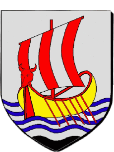 Blasón-Banderas Francia Departamentos - Ciudades 83 SAINT CYR SUR MER Blasón