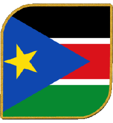Banderas África Sudán del Sur Plaza 