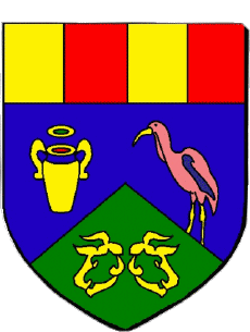 Wappen-Fahnen Frankreich Abteilungen - Städte 973 IRACOUBO Wappen