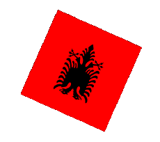 Flags Europe Albania Sphere - Cube 