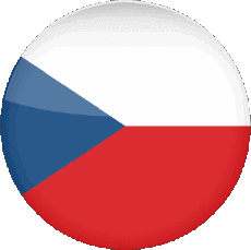 Fahnen Europa Tschechische Republik Runde 