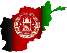 Banderas Asia Afganistán Diverso 