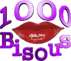 Messages Français Bisous 1000 