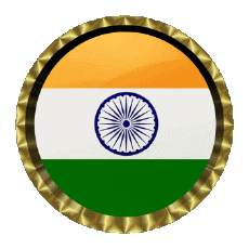 Flags Asia India Round - Rings 