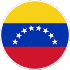 Fahnen Amerika Venezuela Runde 