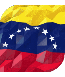 Bandiere America Venezuela Quadrato 