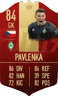 Multimedia Videospiele F I F A - Karten Spieler Tschechien Jirí Pavlenka 