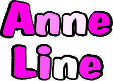 Vorname WEIBLICH - Frankreich A Zusammengesetzter Anne Line 