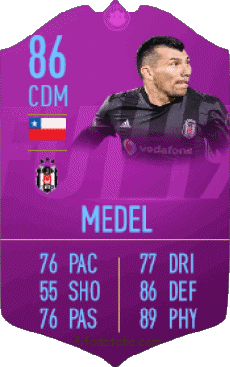 Multi Media Video Games F I F A - Card Players Chile Gary Medel 