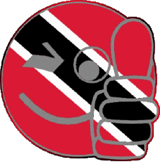 Flags America Trinité et Tobago Smiley - OK 