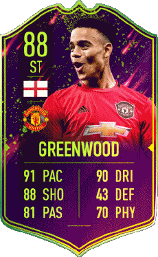 Multi Media Video Games F I F A - Card Players England Mason Greenwood 