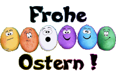 Mensajes Alemán Frohe Ostern 12 