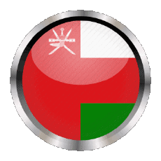 Bandiere Asia Oman Rotondo - Anelli 