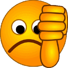 Messages Emoticônes Nul - Pouce vers le bas 