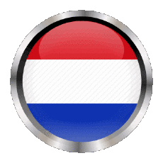 Drapeaux Europe Pays-Bas Rond - Anneaux 
