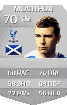 Multimedia Vídeo Juegos F I F A - Jugadores  cartas Escocia James McArthur 