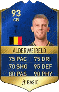 Multimedia Vídeo Juegos F I F A - Jugadores  cartas Bélgica Toby Alderweireld 