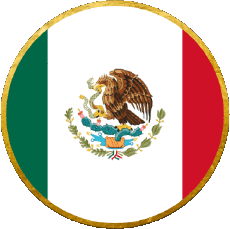 Flags America Mexico Round 