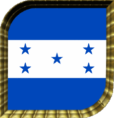 Drapeaux Amériques Honduras Carré 
