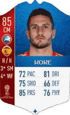 Multi Media Video Games F I F A - Card Players Spain Jorge Resurrección - Koke 