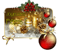 Messagi Francese Joyeuses Fêtes (Noël) Serie 16 