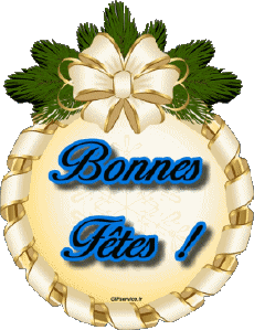Mensajes Francés Bonnes Fêtes (Noël) Série 05 