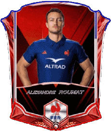Sport Rugby - Spieler Frankreich Team 2025 Alexandre ROUMAT 