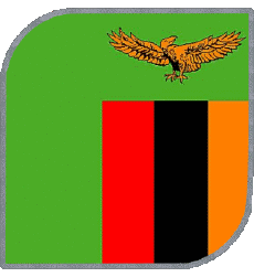 Fahnen Afrika Sambia Platz 