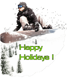 Nachrichten Englisch Happy Holidays Winter Serie 07 