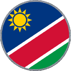 Flags Africa Namibia Round 