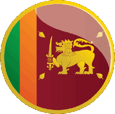 Fahnen Asien Sri Lanka Runde 