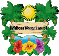 Messages Espagnol Felices Vacaciones Fond Transparent 24 