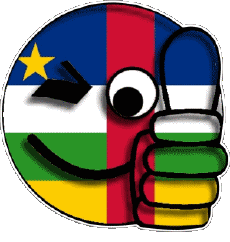 Banderas África Centrafrique Smiley - OK 