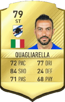 Multimedia Videospiele F I F A - Karten Spieler Italien Fabio Quagliarella 