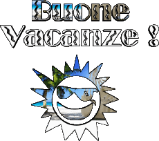 Messagi Italiano Buone Vacanze Sfondo trasparente 04 