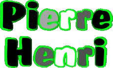 Vorname MANN - Frankreich P Pierre Henri 