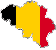 Banderas Europa Bélgica Diverso 