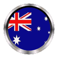 Bandiere Oceania Australia Nazionale Rotondo - Anelli 