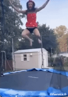 Humour - Fun Sports Trampoline Exterieur Gamelles - Fail 