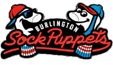 Sports Baseball U.S.A - Appalachian League Burlington Sock Puppets 