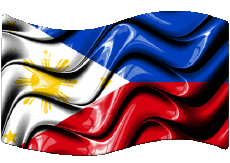 Drapeaux Asie Philippines Rectangle 