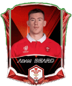Sports Rugby - Players Wales Team 2025 Adam BEARD 