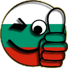 Flags Europe Bulgaria Smiley - OK 