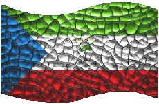 Flags Africa Equatorial Guinea Rectangle 