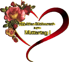 Messages German Herzlichen Glückwunsch zum Muttertag 008 