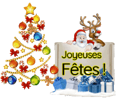 Nachrichten Französisch Joyeuses Fêtes (Noël) Serie 23 